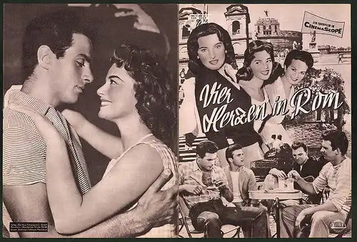 Filmprogramm DNF, Vier Herzen in Rom, Toto, Vittorio de Sica, Silvana Pampanini, Regie Gianni Franciolini