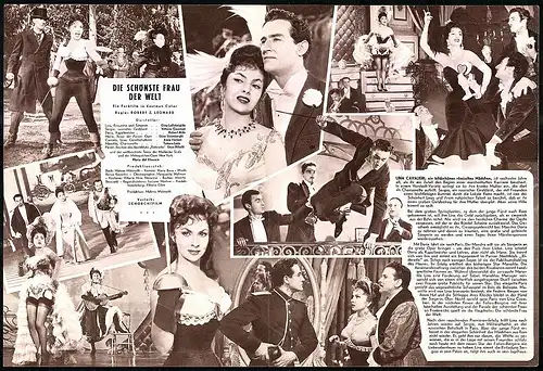 Filmprogramm DNF, Die schönste Frau der Welt, Gina Lollobrigida, Robert Alda, Anne Vernon, Regie Robert z. Leonard