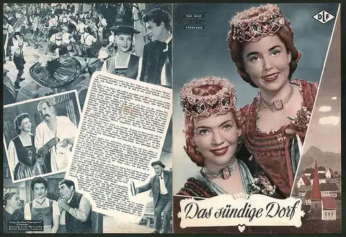 Filmprogramm DNF, Das sündige Dorf, Joe Stöckel, Elise Aulinger, Thomas Reyer, Regie Ferdinand Dörfler