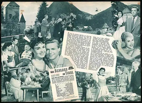 Filmprogramm IFB Nr. 3950, Das Schloss in Tirol, Erika Remberg, Karlheinz Böhm, Regie Geza von Radvanyi