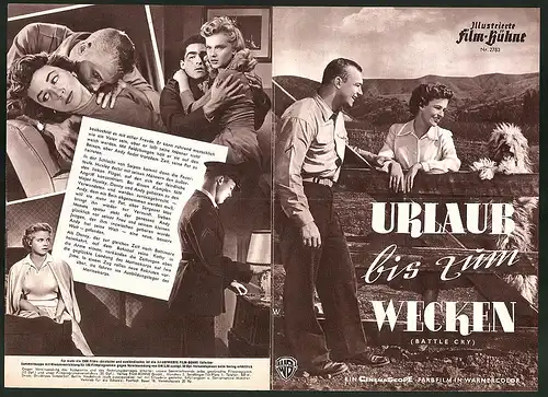 Filmprogramm IFB Nr. 2783, Urlaub bis zum Wecken, Van Heflin, Aldo Ray, Nancy Olsen, Regie Raoul Walsh