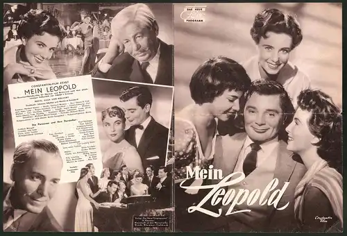 Filmprogramm DNF, Mein Leopold, Paul Hörbiger, Peer Schmidt, Regie: Geza von Bolvary