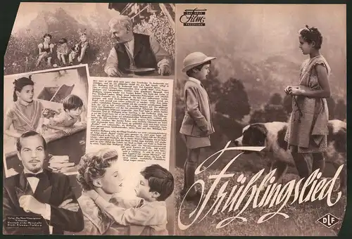 Filmprogramm DNF, Frühlingslied, Oliver Grimm, Elsbeth Sigmund, Anne-Marie Blanc, Regie: Hans Albin