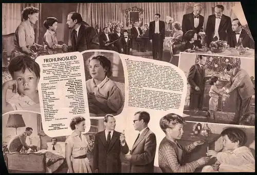 Filmprogramm DNF, Frühlingslied, Oliver Grimm, Elsbeth Sigmund, Anne-Marie Blanc, Regie: Hans Albin