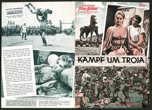 Filmprogramm IFB Nr. 6091, Kampf um Troja, Steve Reeves, Juliette Mayniel, Regie: Giorgio Ferroni