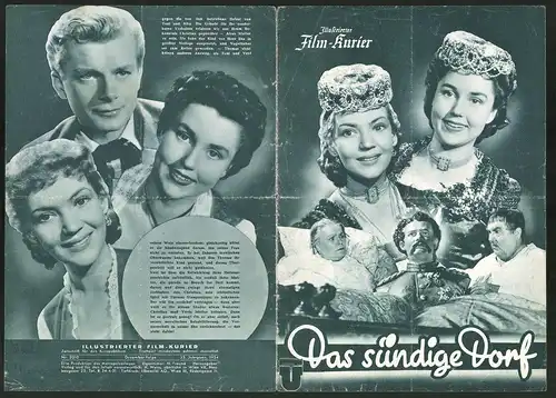 Filmprogramm IFK Nr. 2010, Das sündige Dorf, Günther Lüders, Elise Aulinger, Regie: Ferdinand Dörfler