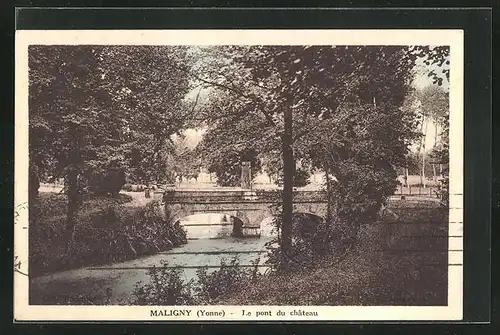 AK Maligny, Le pont du château