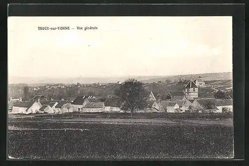 AK Trucy-sur-Yonne, Vue générale