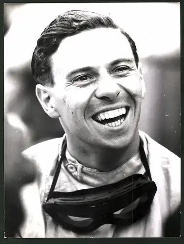 Fotografie Formel 1 Rennfahrer Jim Clark auf Lotus, Nürburgring GP 1962