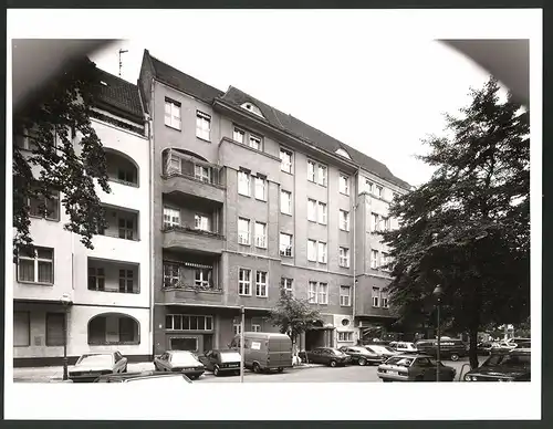 Fotografie K.P. Petersen, Berlin, Ansicht Berlin-Schöneberg, Brandenburgische Str. 8, Wohnhaus, Grossformat 30 x 23cm