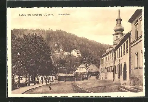 AK Wirsberg /Ofr., Marktplatz