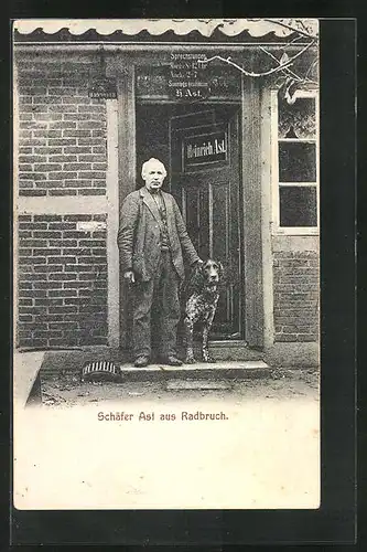 AK Radbruch, Schäfer Ast und sein Hund