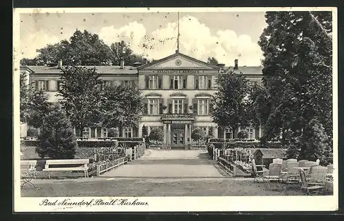 AK Bad Nenndorf, Hotel Staatl. Kurhaus