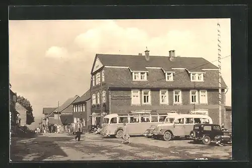 AK Masserberg /Thür., Erholungsheim VEB Jenaer Glaswerke Schott & Gen.