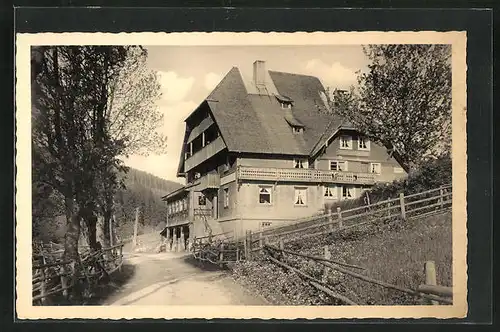AK Feldberg /Schwarzw., Gasthaus Jägerheim Rinken