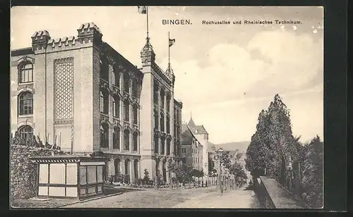 AK Bingen, Rochusallee und Rheinisches Technikum