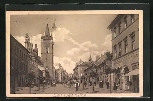 AK Leitmeritz / Litomerice, Dlouhá ulice