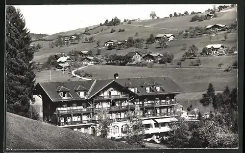 AK Emdthal, Teilansicht mit Bad Heustrich, Kandertal