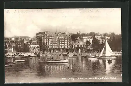 AK Ouchy, Le Port et Beau-Rivage-Palace-Hotel