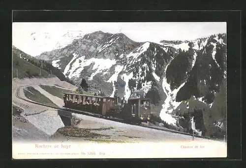 AK Rochers de Naye, Chemin de fer, Bergbahn