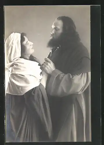 AK Oberammergau, Passionsspiel 1910, Abschied Jesu von Maria