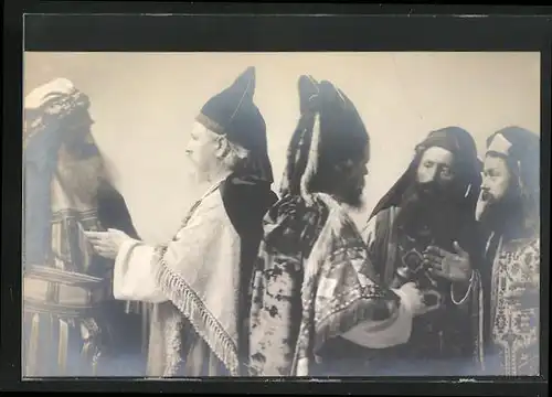 AK Oberammergau, Passionsspiel 1910, Priester und Pharisäer