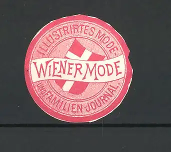 Reklamemarke Illustriertes Mode- und Familien-Journal Wiener Mode, Wappen
