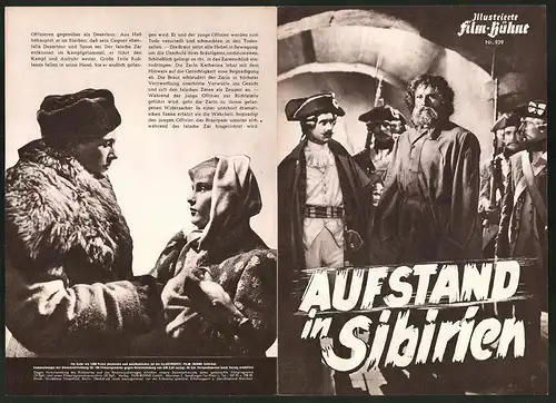 Filmprogramm IFB Nr. 939, Aufstand in Sibirien, Vittorio Gassmann, Amedeo Nazzari, Regie: Mario Comencini