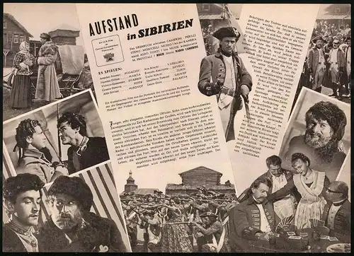 Filmprogramm IFB Nr. 939, Aufstand in Sibirien, Vittorio Gassmann, Amedeo Nazzari, Regie: Mario Comencini