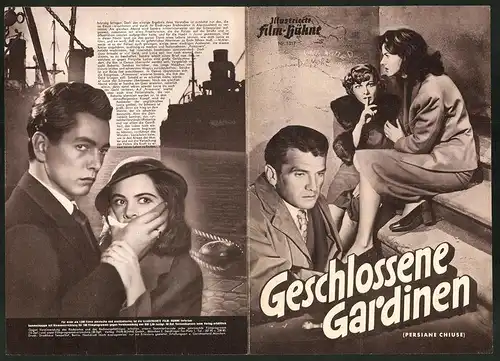 Filmprogramm IFB Nr. 1317, Geschlossene Gardinen, Massimo Girotti, Eleonora Rossi, Regie: Luigi Comencini