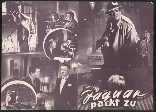 Filmprogramm NFP Nr. 459, Jaguar packt zu, Rod Cameron, Lois Maxwell, Regie: Robert S. Baker