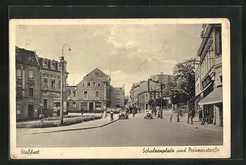 AK Stassfurt, Schulzenplatz und Prinzenstrasse