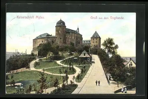 AK Mylau /Vogtland, Kaiserschloss