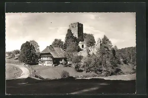 AK Königsfeld, Ruine Waldau