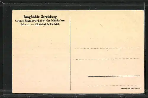 AK Streitberg, Sicht auf Binghöhle