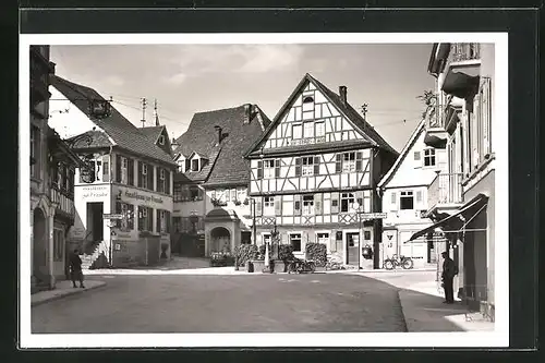 AK Alt-Gernsbach, Hofstätte mit Gasthaus Zur Traube