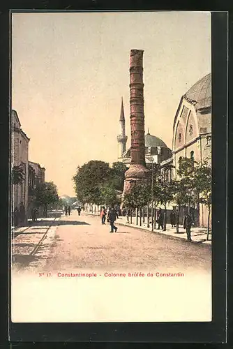 AK Constantinople, Colonne brulée de Constantin