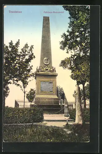 AK Trautenau / Trutnov, Gablenz-Monument