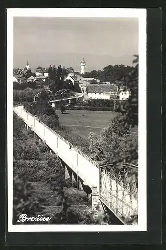 AK Brezice, Teilansicht mit Brücke
