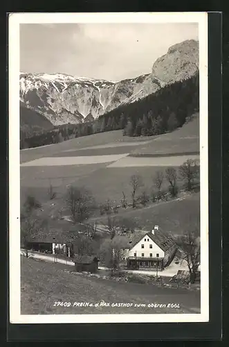 AK Prein a. d. Rax, Gasthof zum oberen Eggl