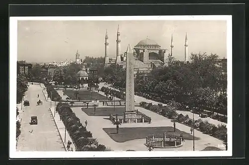 AK Konstantinopel, Hippodromplatz mit Denkmal