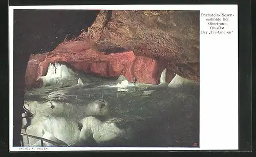 AK Obertraun, Dachstein-Rieseneishöhle, Der Tristandom