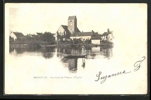 AK Monéteau, Les bord de l`Yonne, l`Eglise