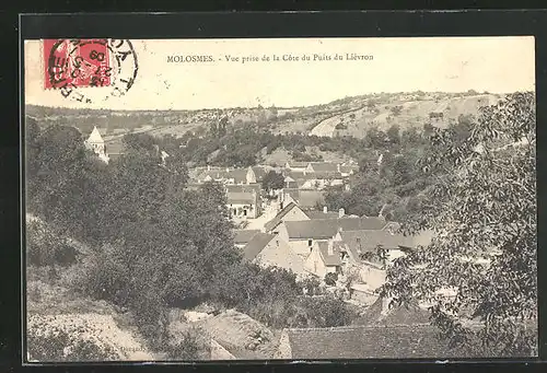 AK Molosmes, Vue prise de la Côte du Puits du Liévron