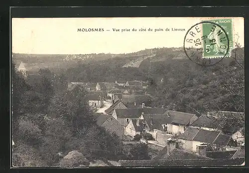 AK Molosmes, Vue prise du côte du puits de Lievron