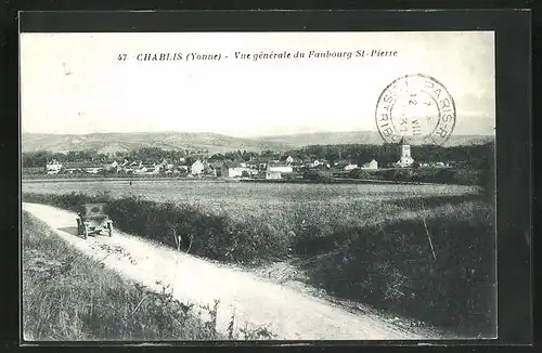 AK Chablis, Vue générale du Fanbourg St-Pierre