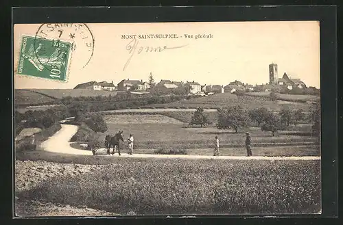 AK Mont-Saint-Sulpice, Vue générale