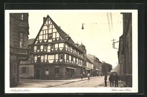 AK Neuhaldensleben, Kühn'sches Haus in der Hagenstrasse