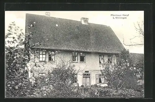 AK Herpf / Meiningen, Pfarrhaus