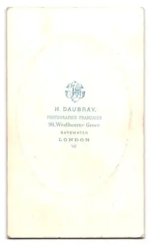 Fotografie H. Daubray, London, 90 Westbourne Grove, Mann mit langem Gesicht und Vollbart in Anzug